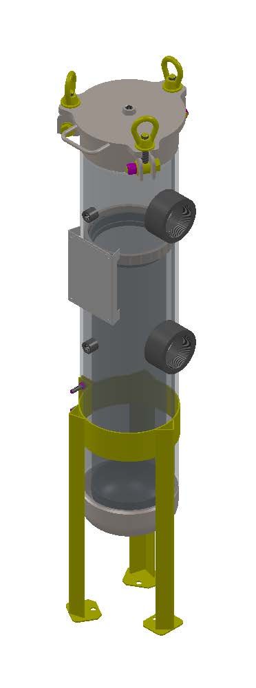 S4ESL112-3P-SW-D-200 Single Bag Filter Housing